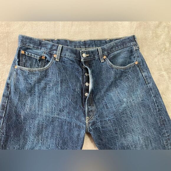 Levi’s 501 XX Men’s 40x30 Blue Denim Jeans Button Fly 100% Cotton Classic - Picture 3 of 11
